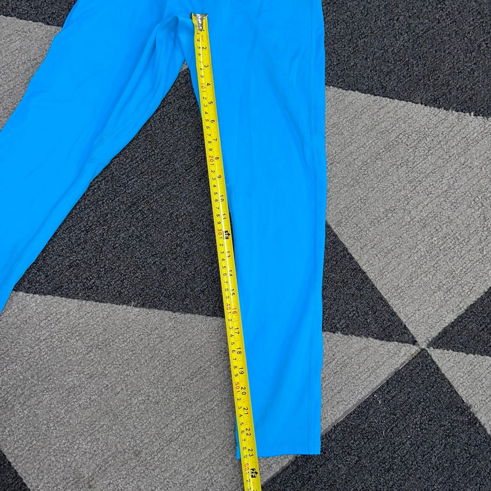 Women's Fabletics Motion365 Blue Yellow Active Leggings S? Measurements in Photo - Picture 11 of 13